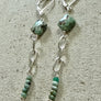 African Turquoise Earrings