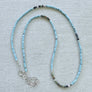 Pale Blue Turquoise Heishi Necklace