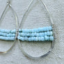 Carribean Blue Opal Earrings