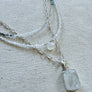 Rough Cut Moonstone Necklace