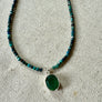 Emerald & Chrysoprase Necklace