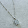 Rough Cut Moonstone Necklace