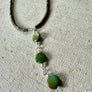 Green Turquoise Drop Necklace