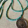 Double Strand Turquoise Necklace