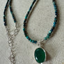 Emerald & Chrysoprase Necklace