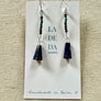 Lapis Bell Earrings