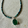 Emerald & Chrysoprase Necklace
