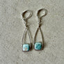 Larimar earrings