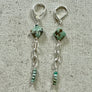 African Turquoise Earrings