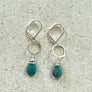 Turquoise Briolette Earrings