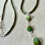 Green Turquoise Drop Necklace