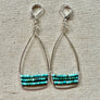 True Blue Turquoise Earrings