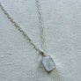 Rough Cut Moonstone Necklace