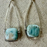 Larimar earrings