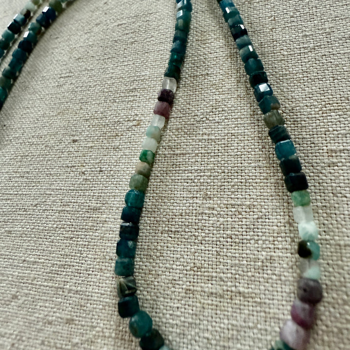 Apatite & Ruby Necklace