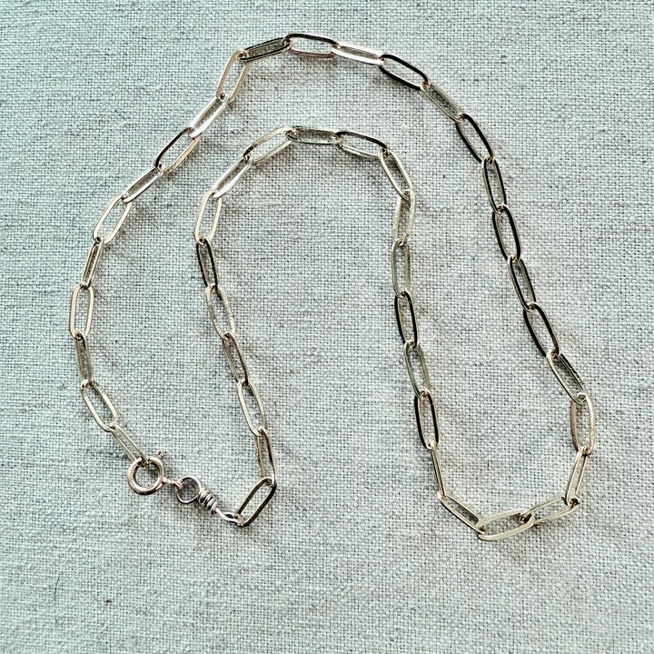 14K Gold Fill Paperclip Chain