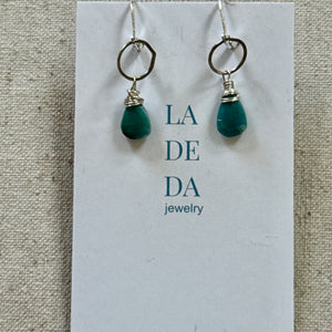 Turquoise Briolette Earrings