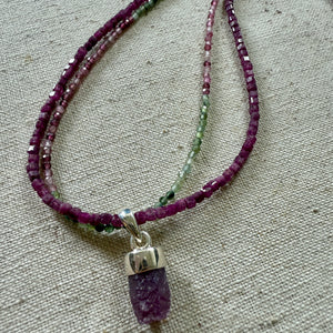 Ruby & Tourmaline Necklace