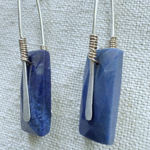 Modern Lapis Earrings