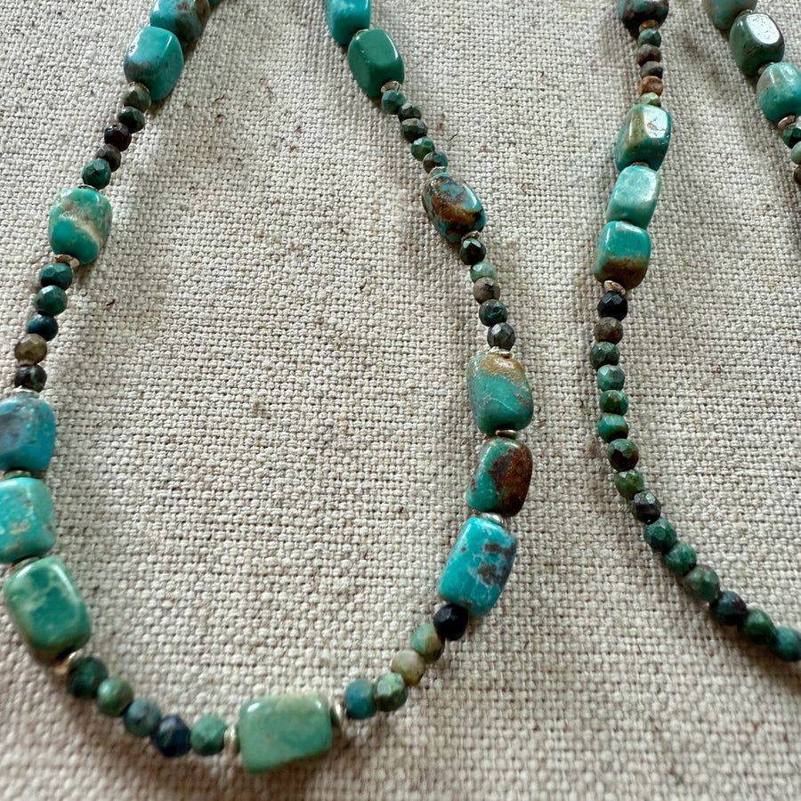 Blue & Green Turquoise Necklace