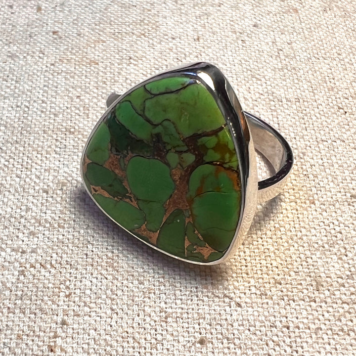 Green Copper Turquoise RIng