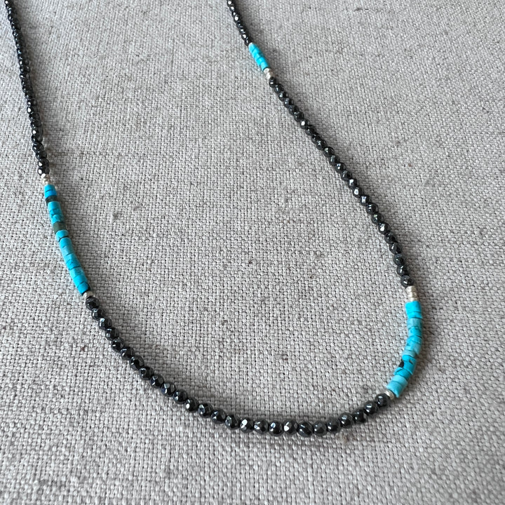 Pyrite and Turquoise Necklace