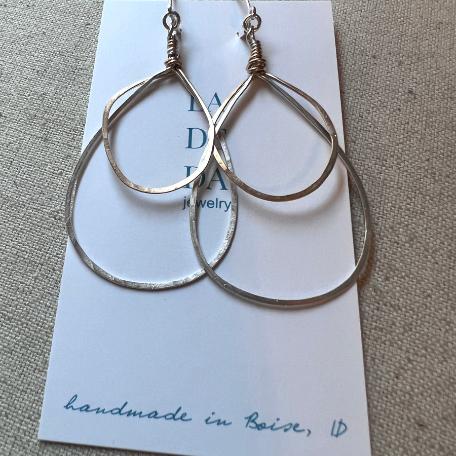 Silver & Gold Hoops