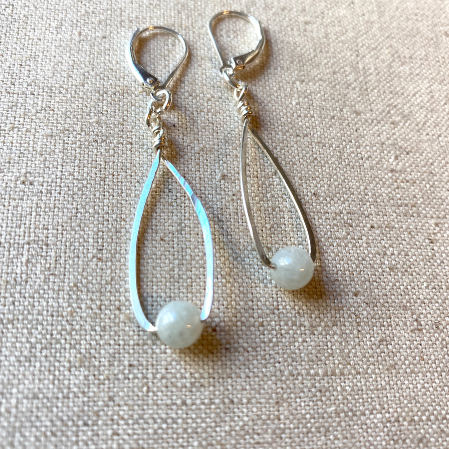 Siberian Moonstone Earrings