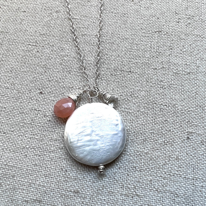 Sunset Pearl Necklace