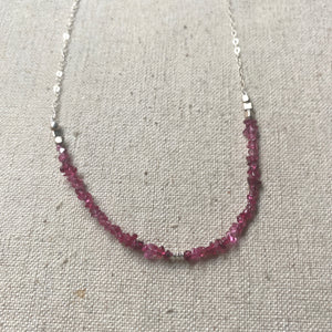 Ruby Spinel Necklace