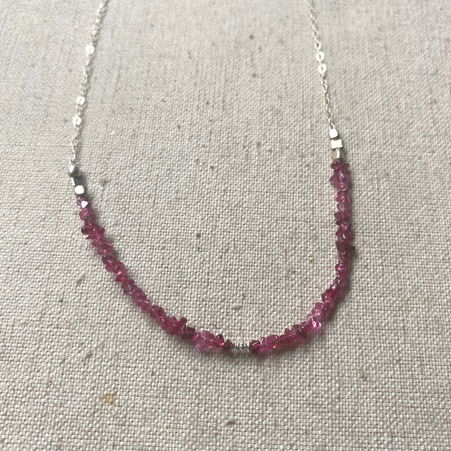 Ruby Spinel Necklace