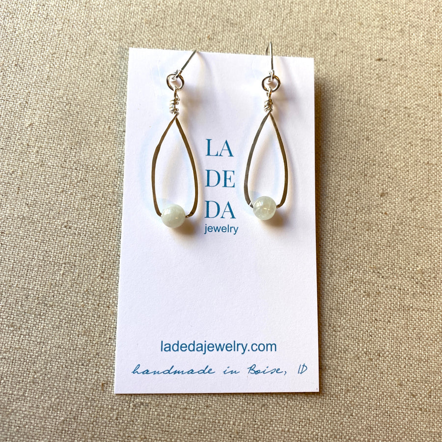 Siberian Moonstone Earrings