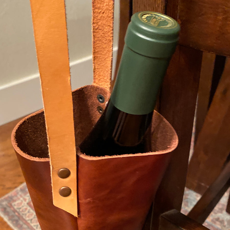 MJH Simple Cross Body Bag (or wine carrier)