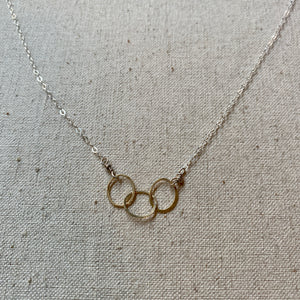 Three Rings Necklace