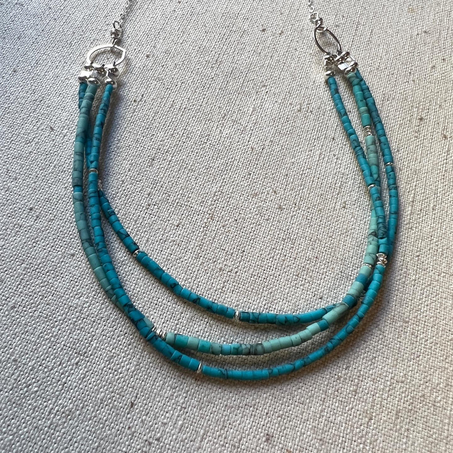 Waves of Turquoise Necklace