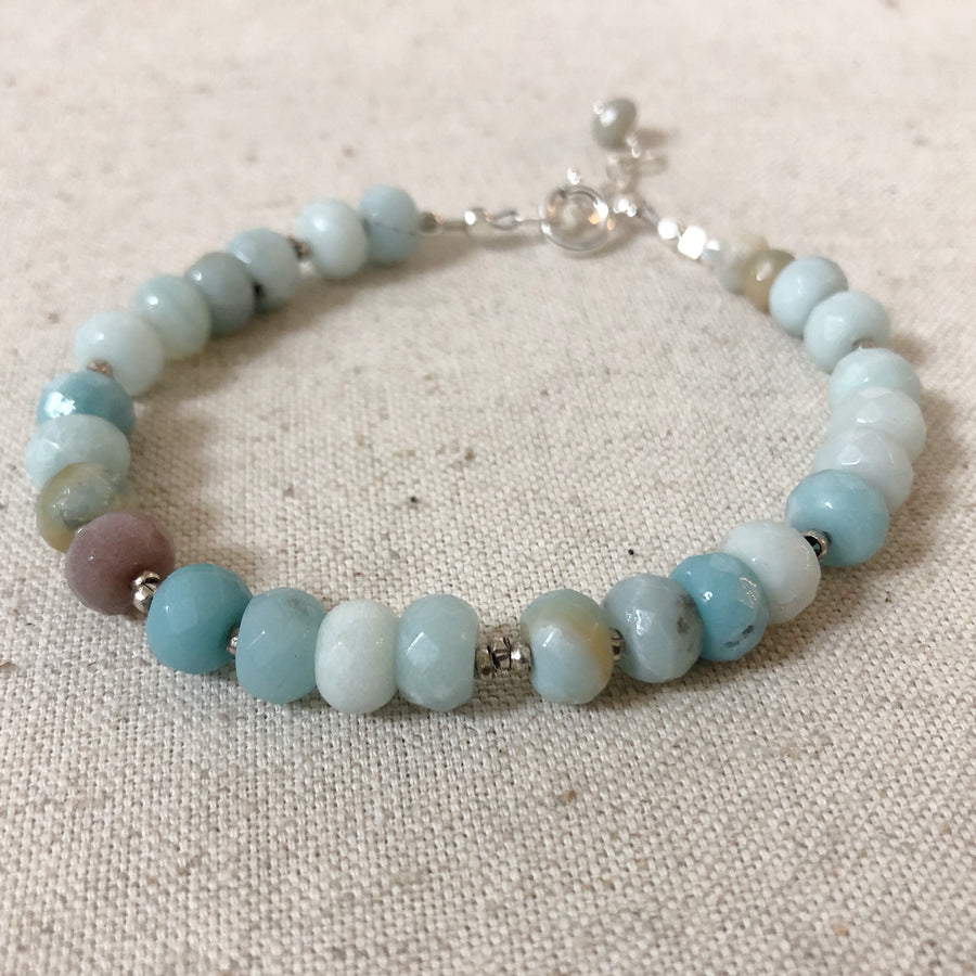 Faceted Amazonite Bracelet