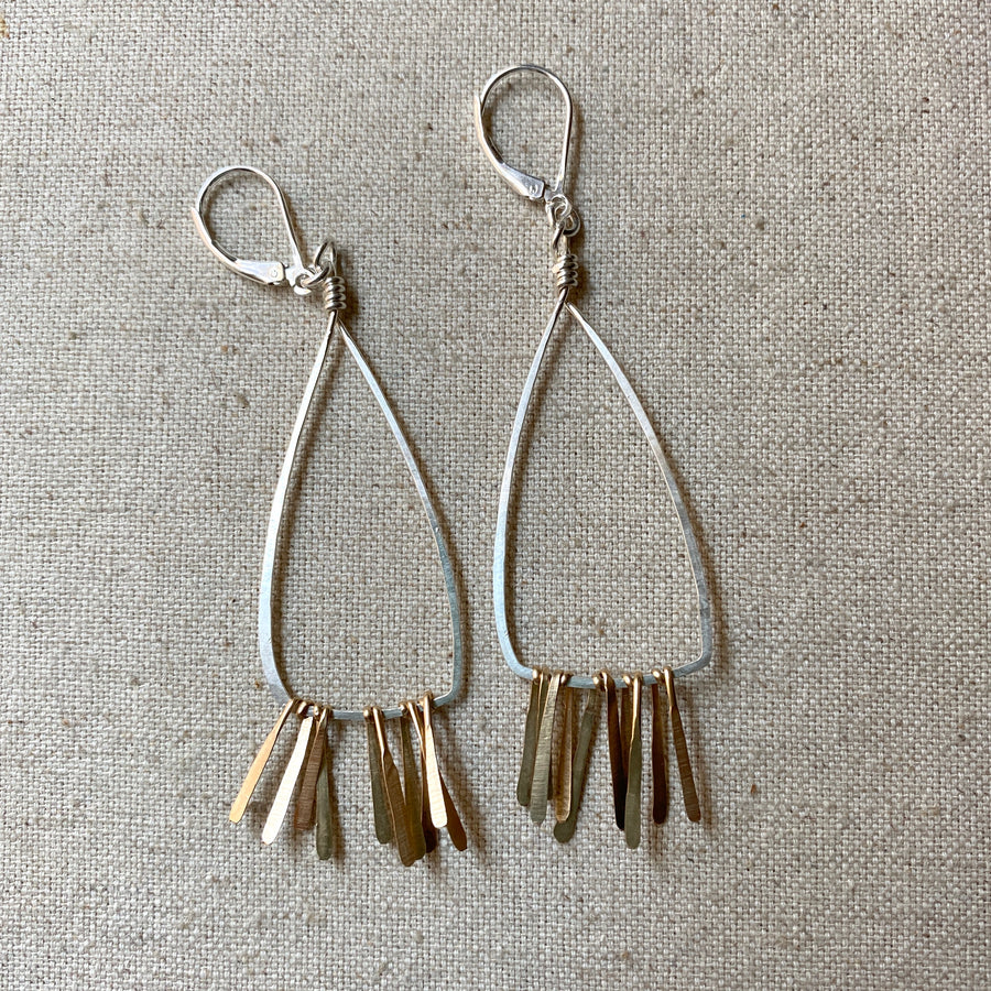 Sunburst Earrings- Triangle