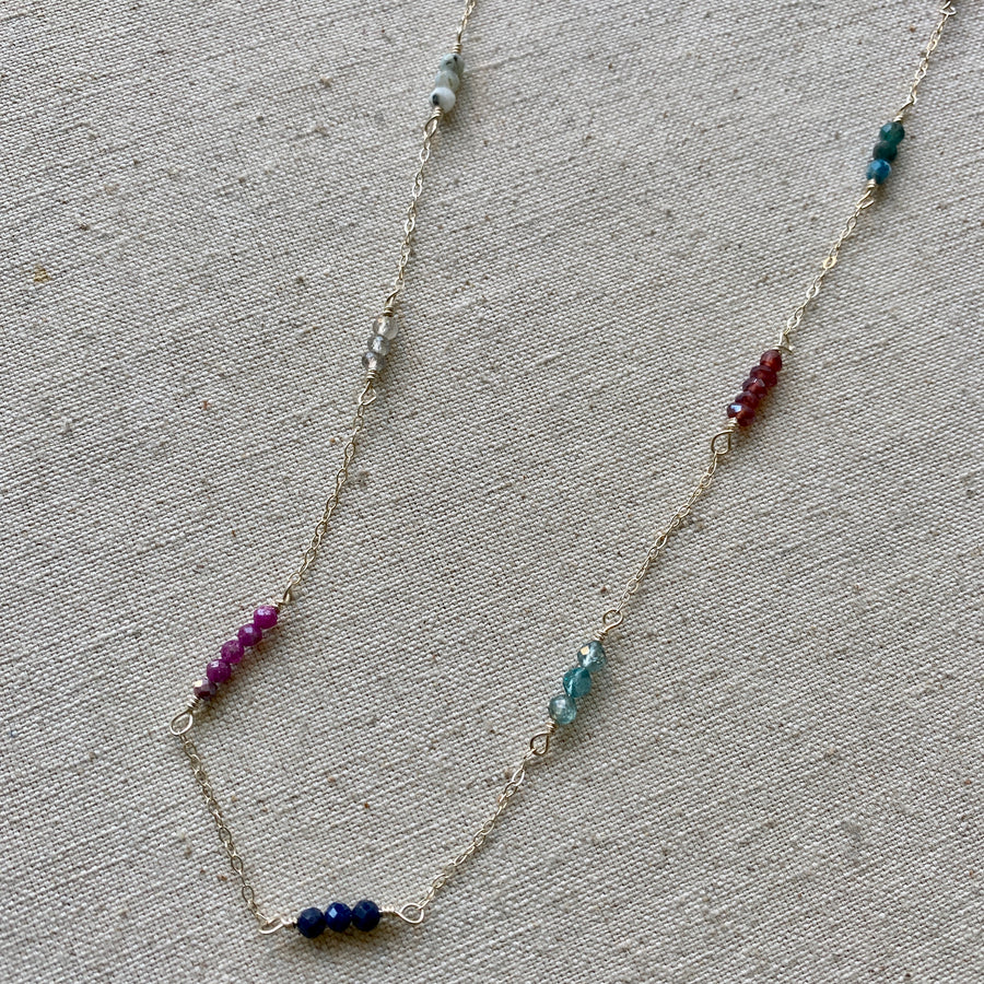 Gemstone Link Necklace