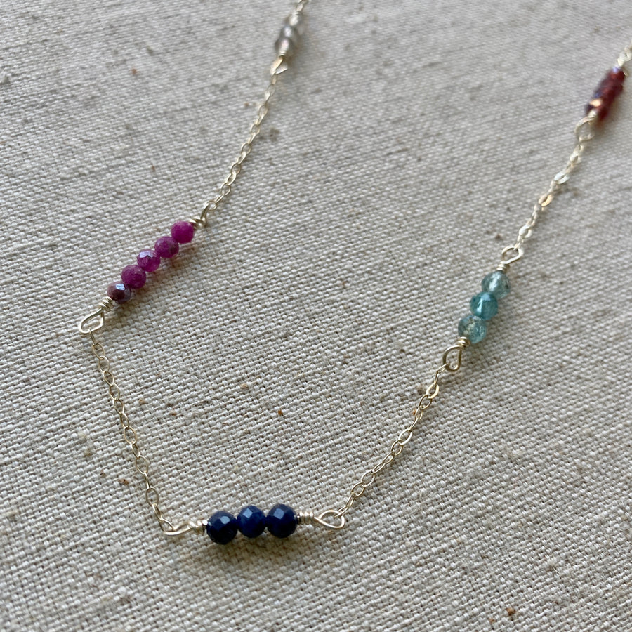 Gemstone Link Necklace