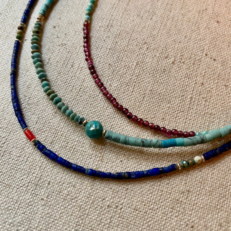 Lively Lapis Necklace