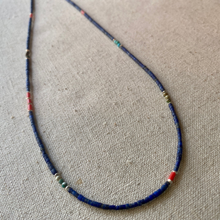 Lively Lapis Necklace