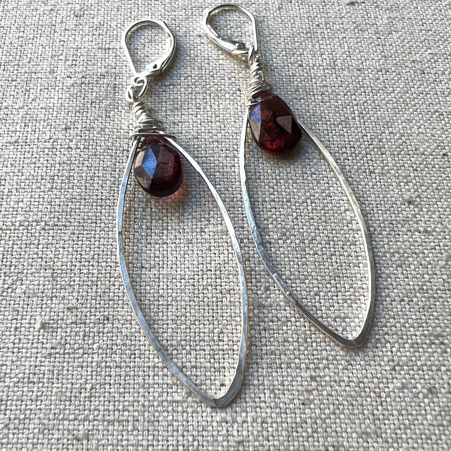 Gorgeous Garnet Earrings