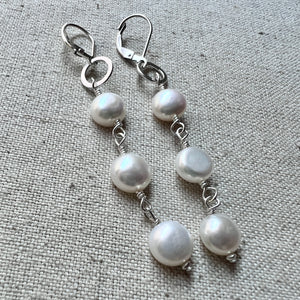 Pearl Droplet Earrings
