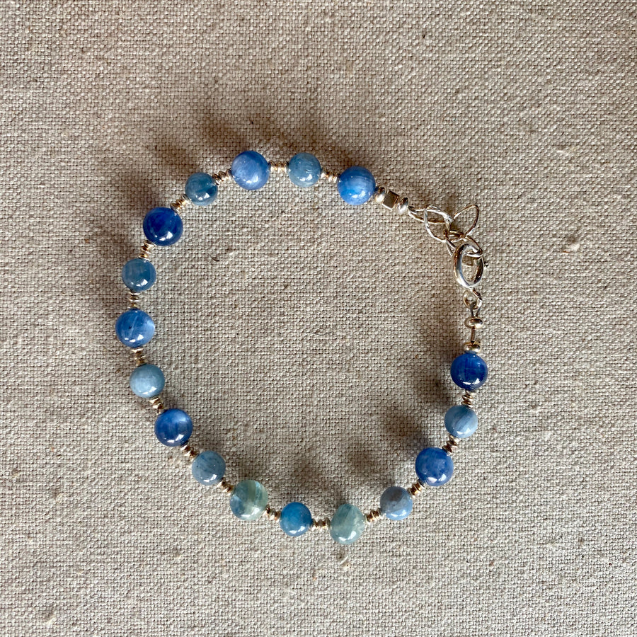 Kyanite Rounds Bracelet