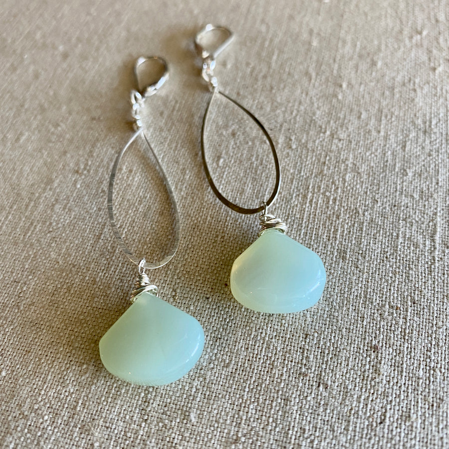 Prehnite Earrings