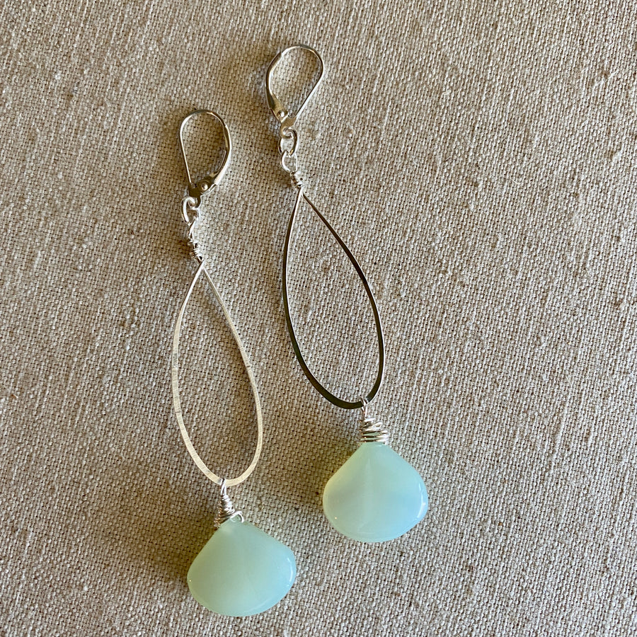 Prehnite Earrings