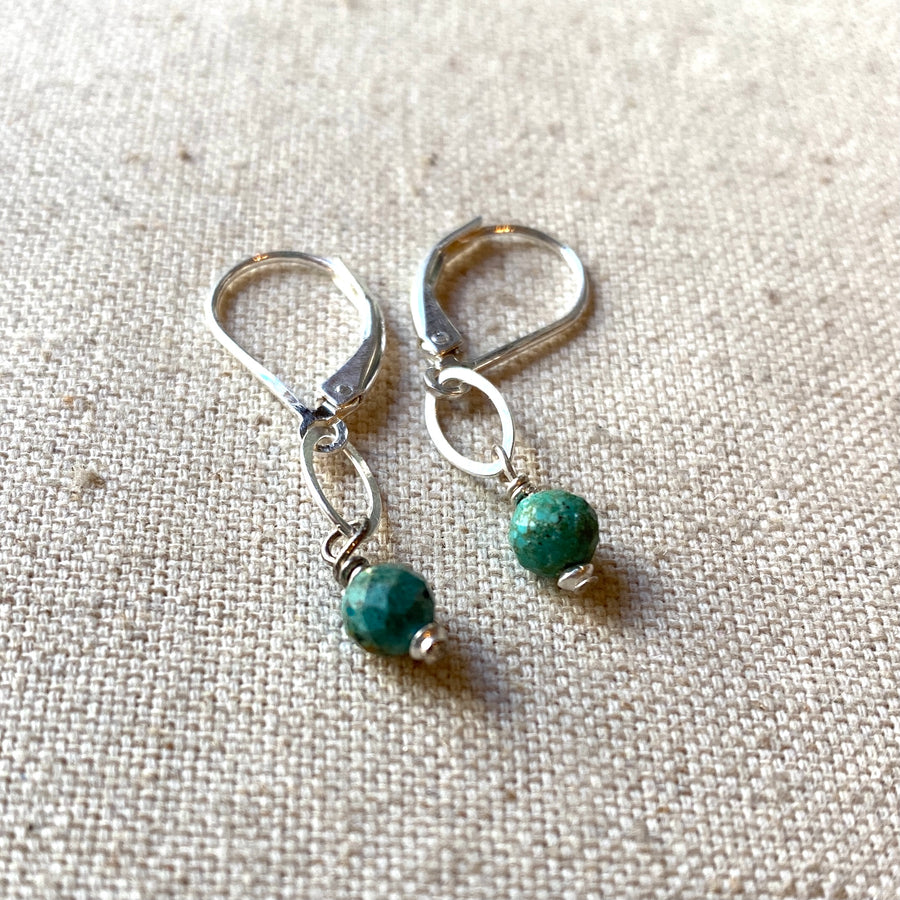 Teeny Tiny Turquoise Earrings